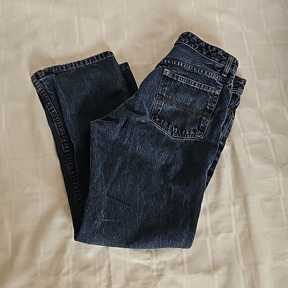 Van Heusen Men's Relaxed Fit Denim Jeans 30/30 Dark Blue Washed - Picture 11 of 16